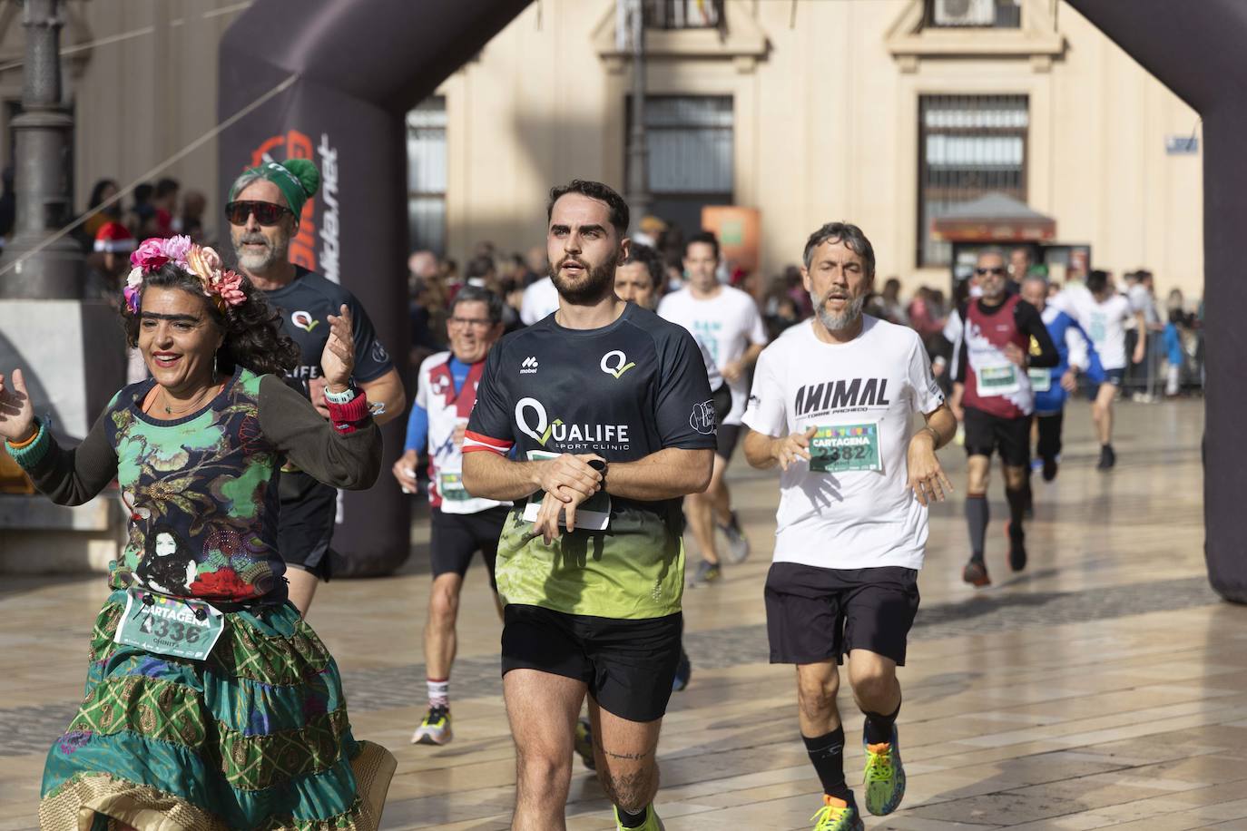 La llegada de la carrera San Silvestre 2023, en imágenes