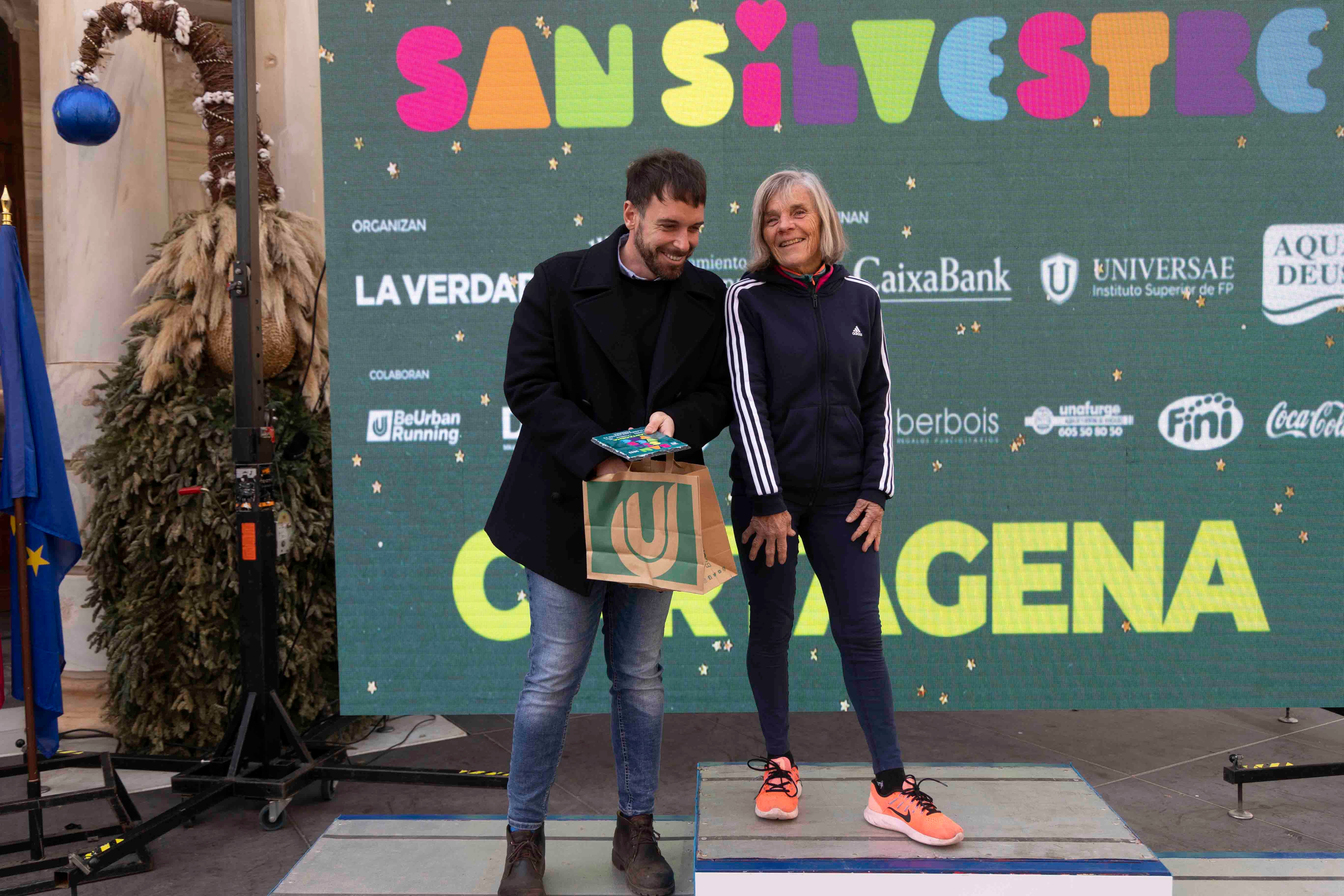 El podio de la San Silvestre de Cartagena 2023, en imágenes