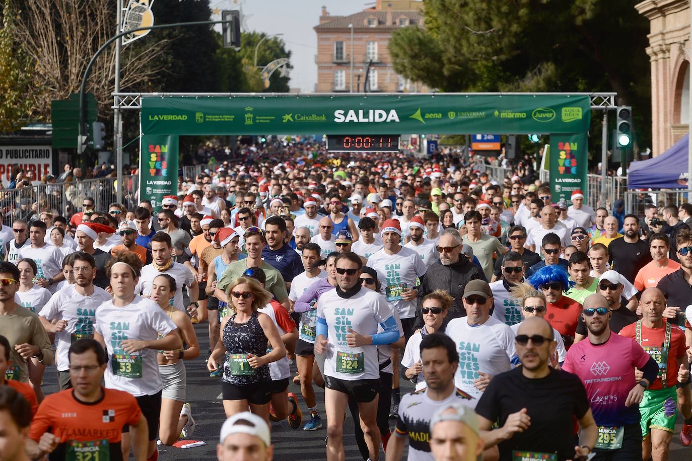 La carrera San Silvestre de Murcia 2023, en imágenes