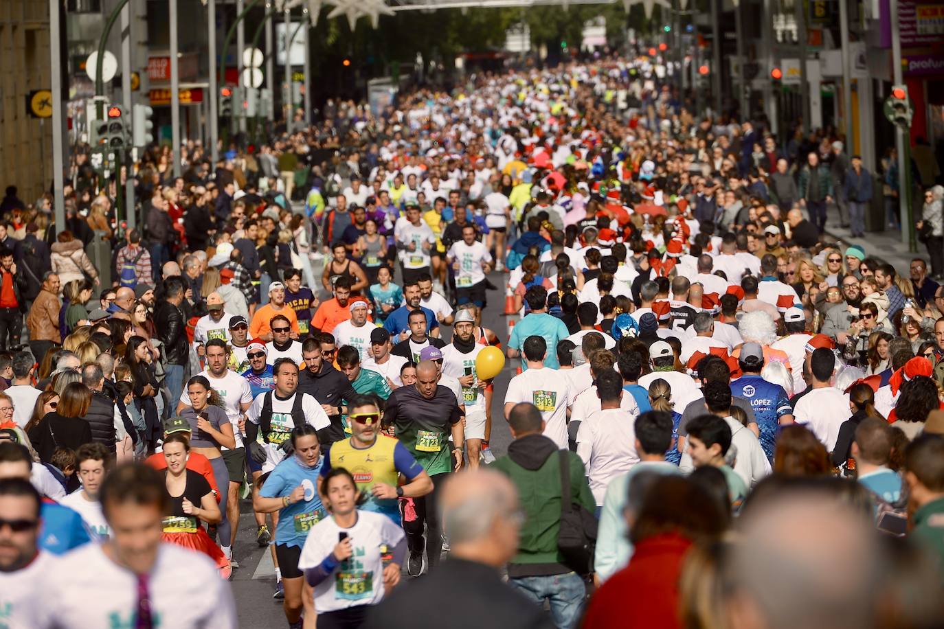 La carrera San Silvestre de Murcia 2023, en imágenes