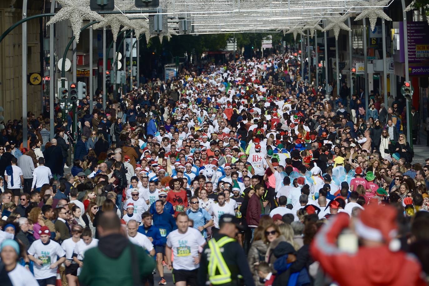 La carrera San Silvestre de Murcia 2023, en imágenes