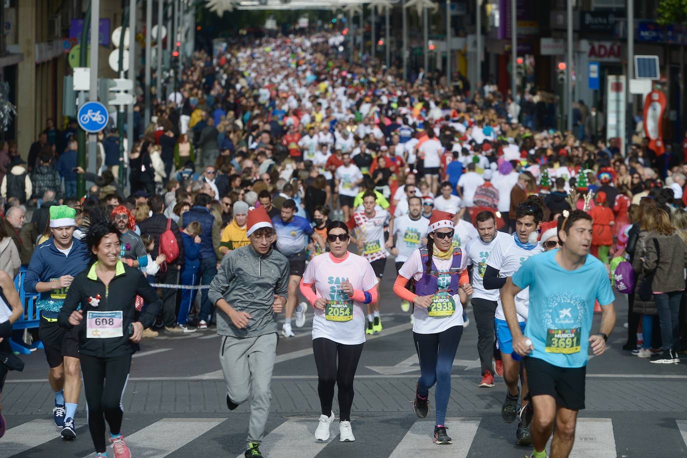 La carrera San Silvestre de Murcia 2023, en imágenes