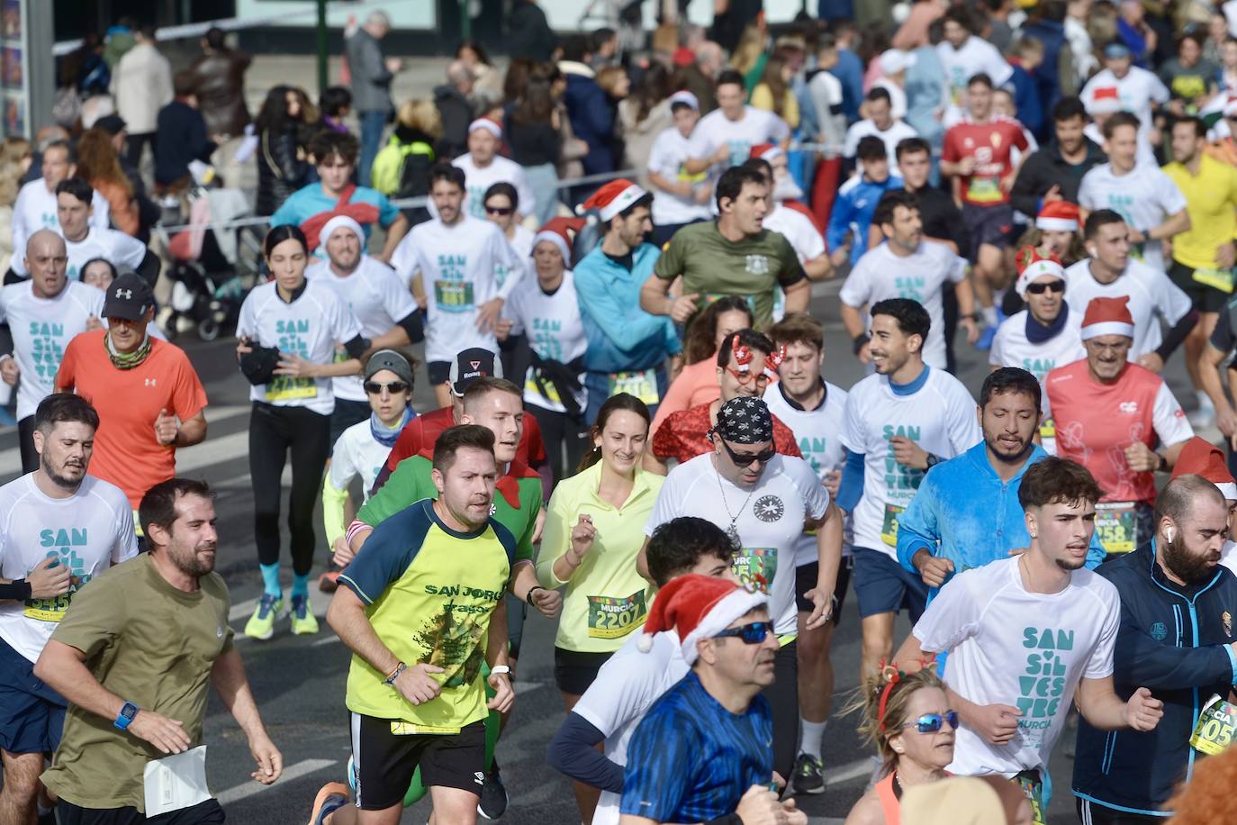 La carrera San Silvestre de Murcia 2023, en imágenes