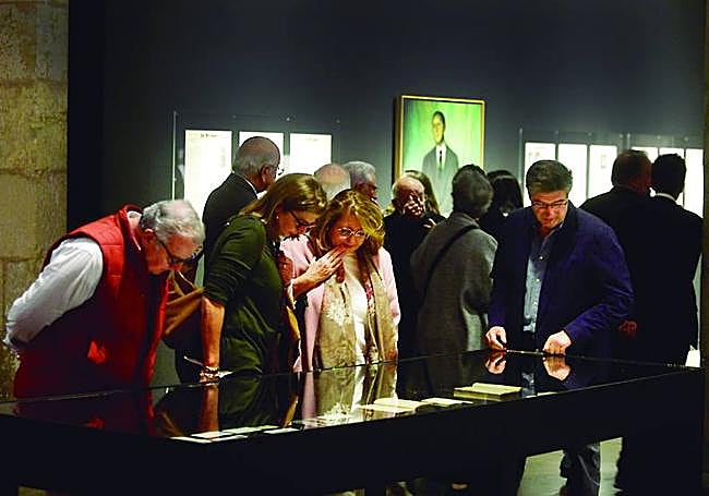 Inauguración de la exposición 'La Edad de Plata en Murcia. Centenario del Suplemento Literario de LA VERDAD¡, en el Almudí de Murcia.