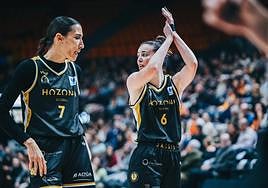 Dos jugadoras del Hozono Global Jairis, en imagen de archivo.