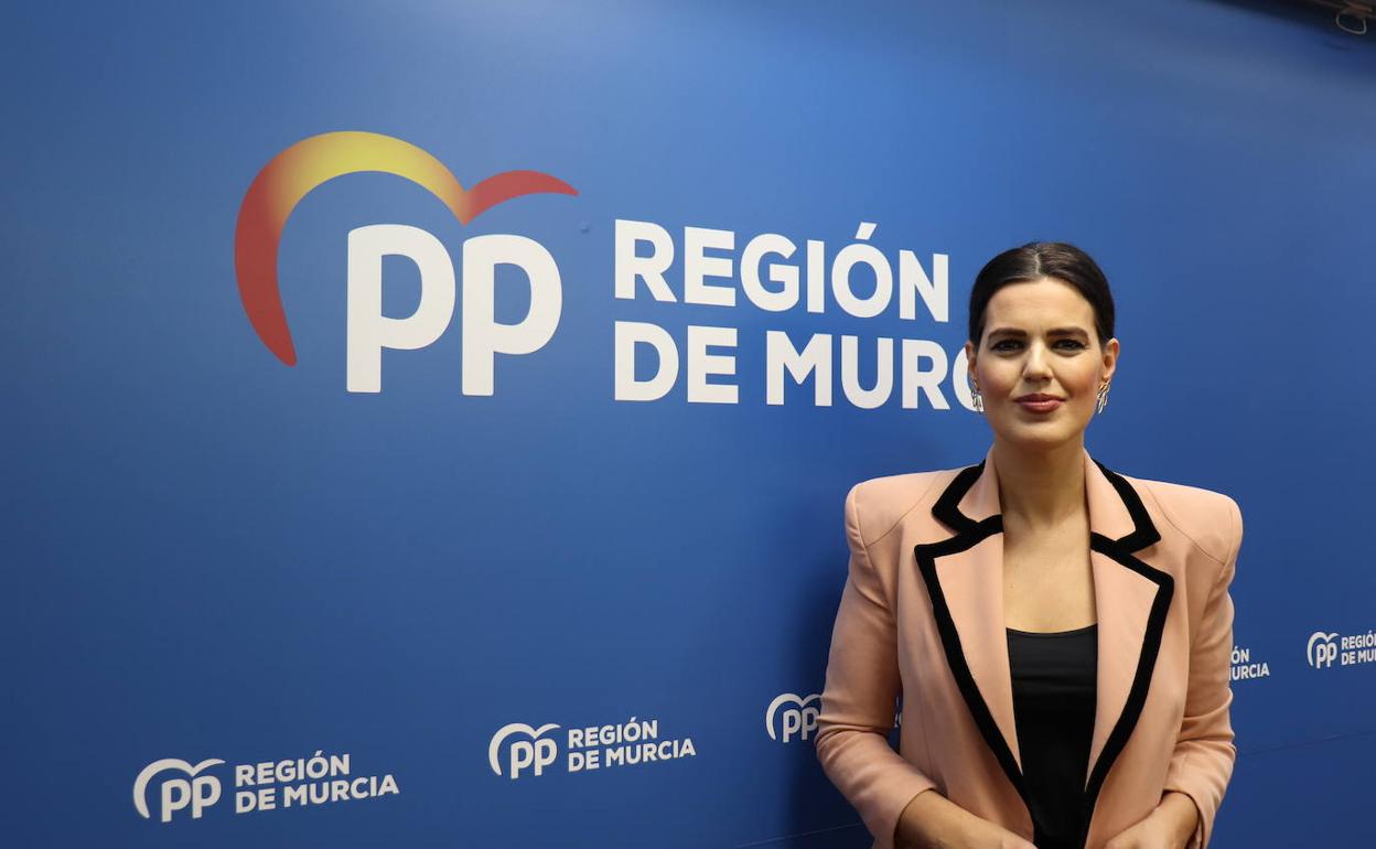 Miriam Guardiola, portavoz del PP en la Región de Murcia.