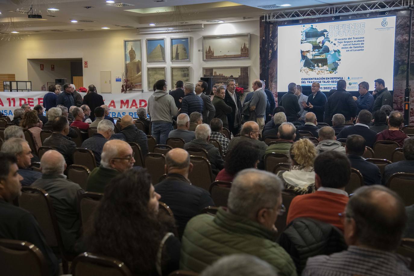 Fotos: Asamblea de agricultores del Campo de Cartagena