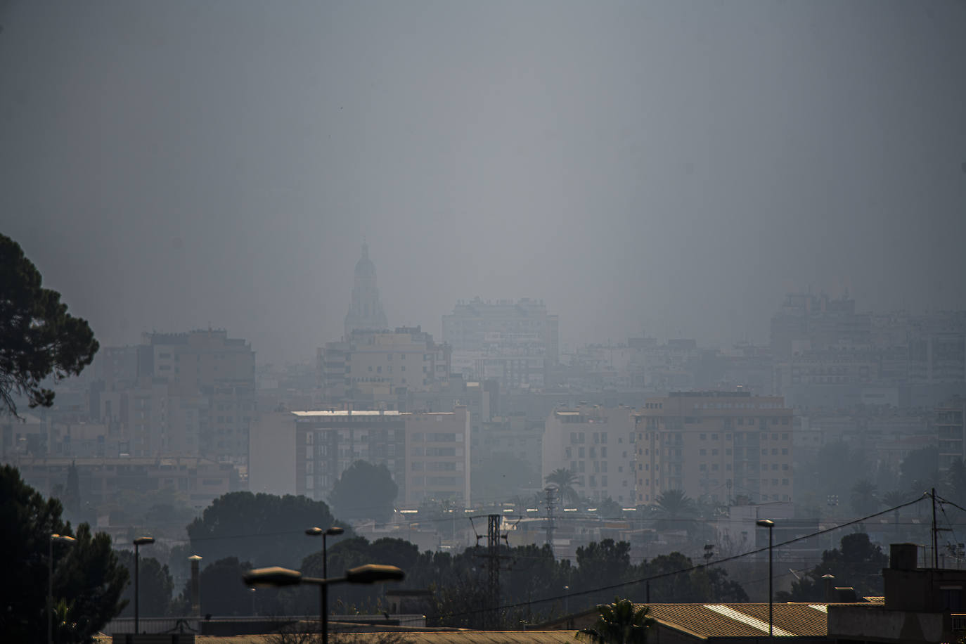 Fotos: Las imágenes de la contaminación en Murcia