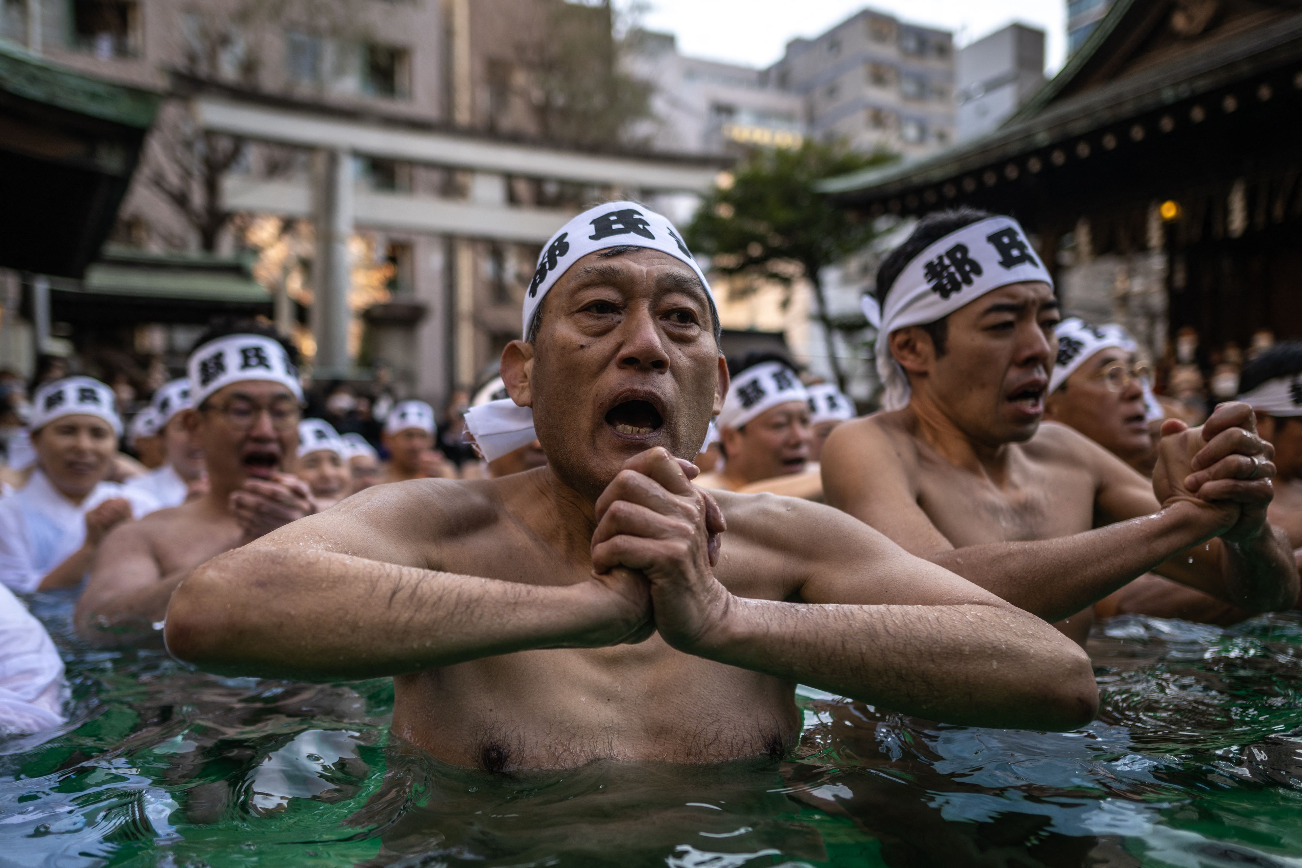 Fotos: Teppozu Inari, un baño congelado