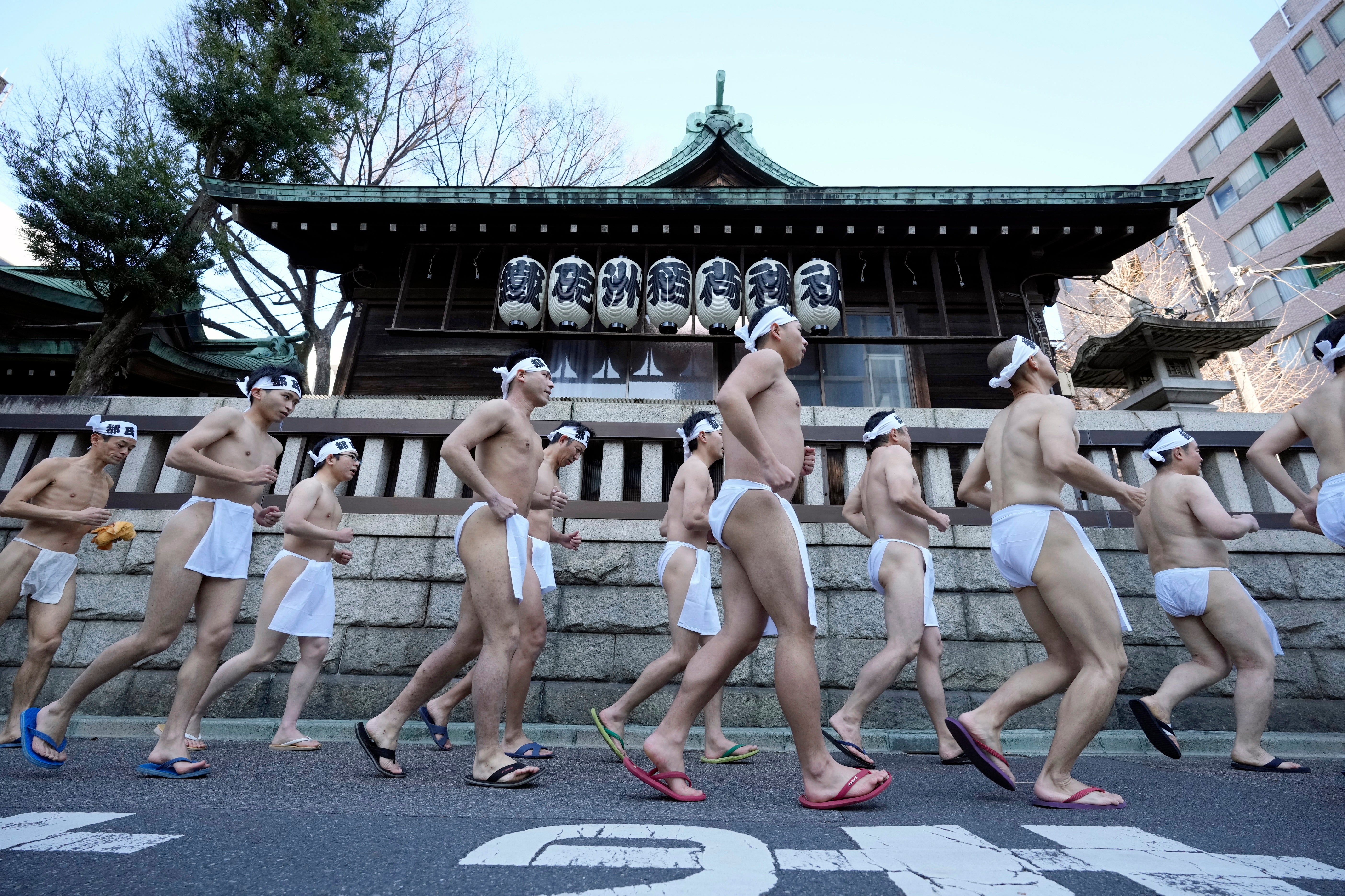 Fotos: Teppozu Inari, un baño congelado