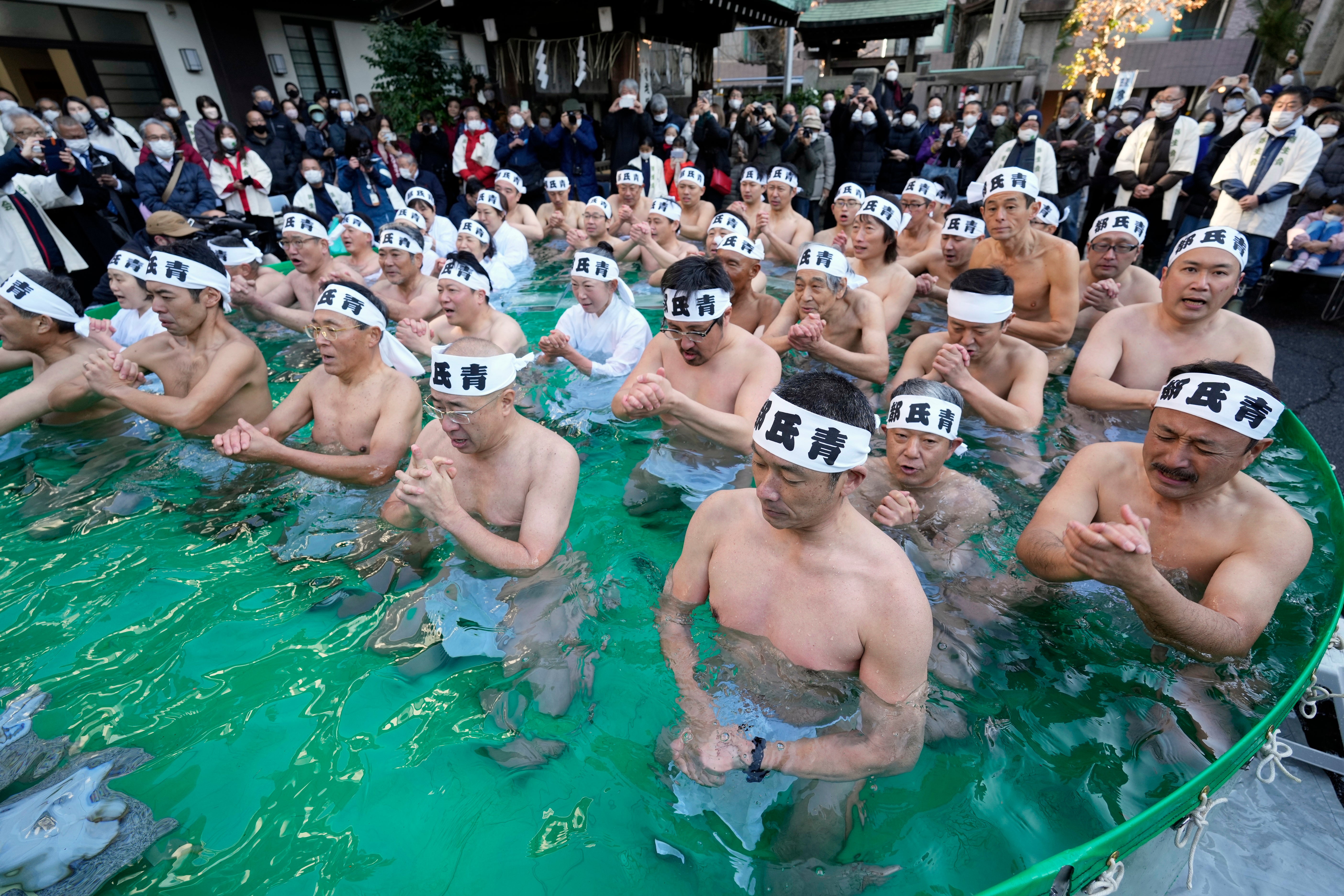 Fotos: Teppozu Inari, un baño congelado