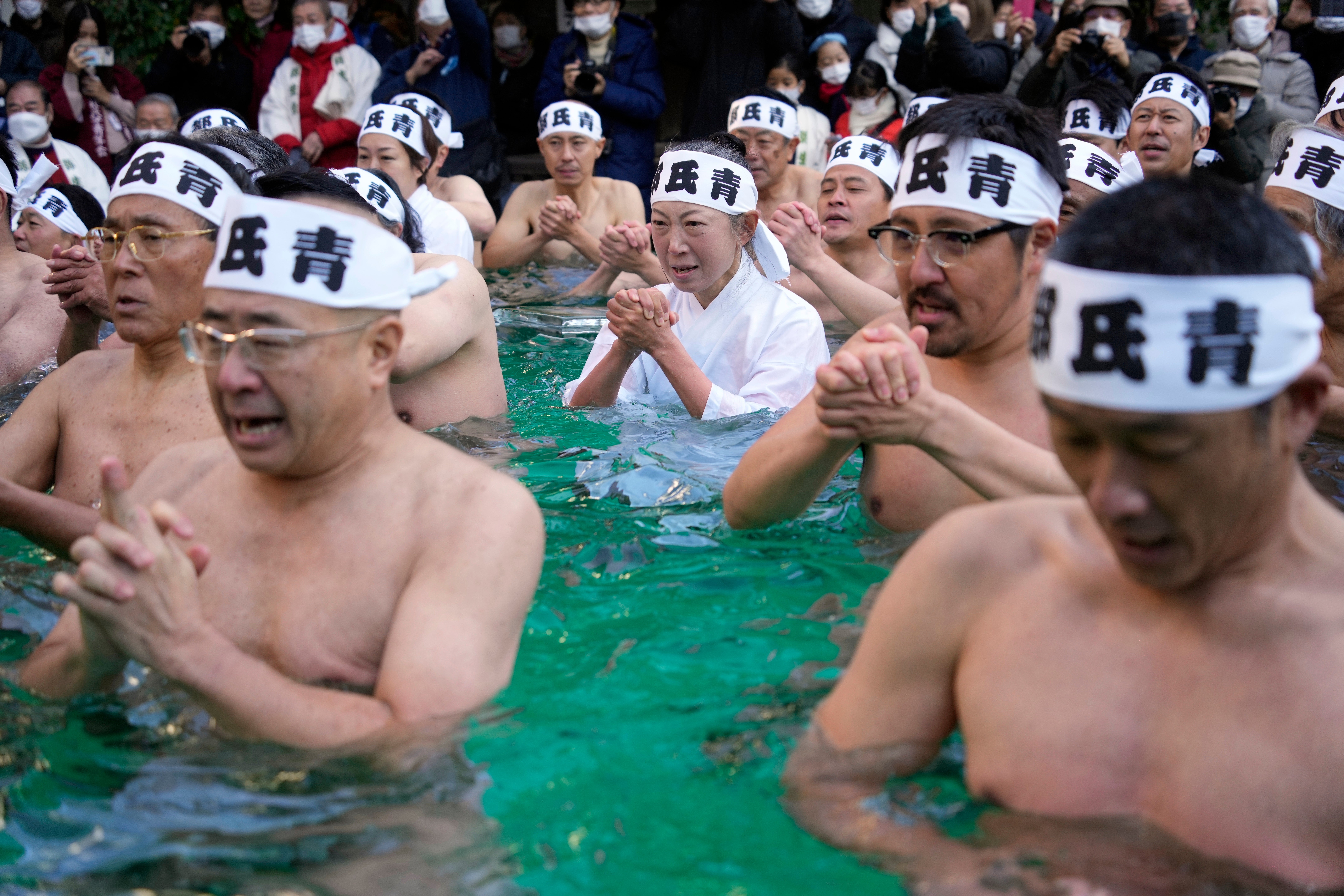 Fotos: Teppozu Inari, un baño congelado
