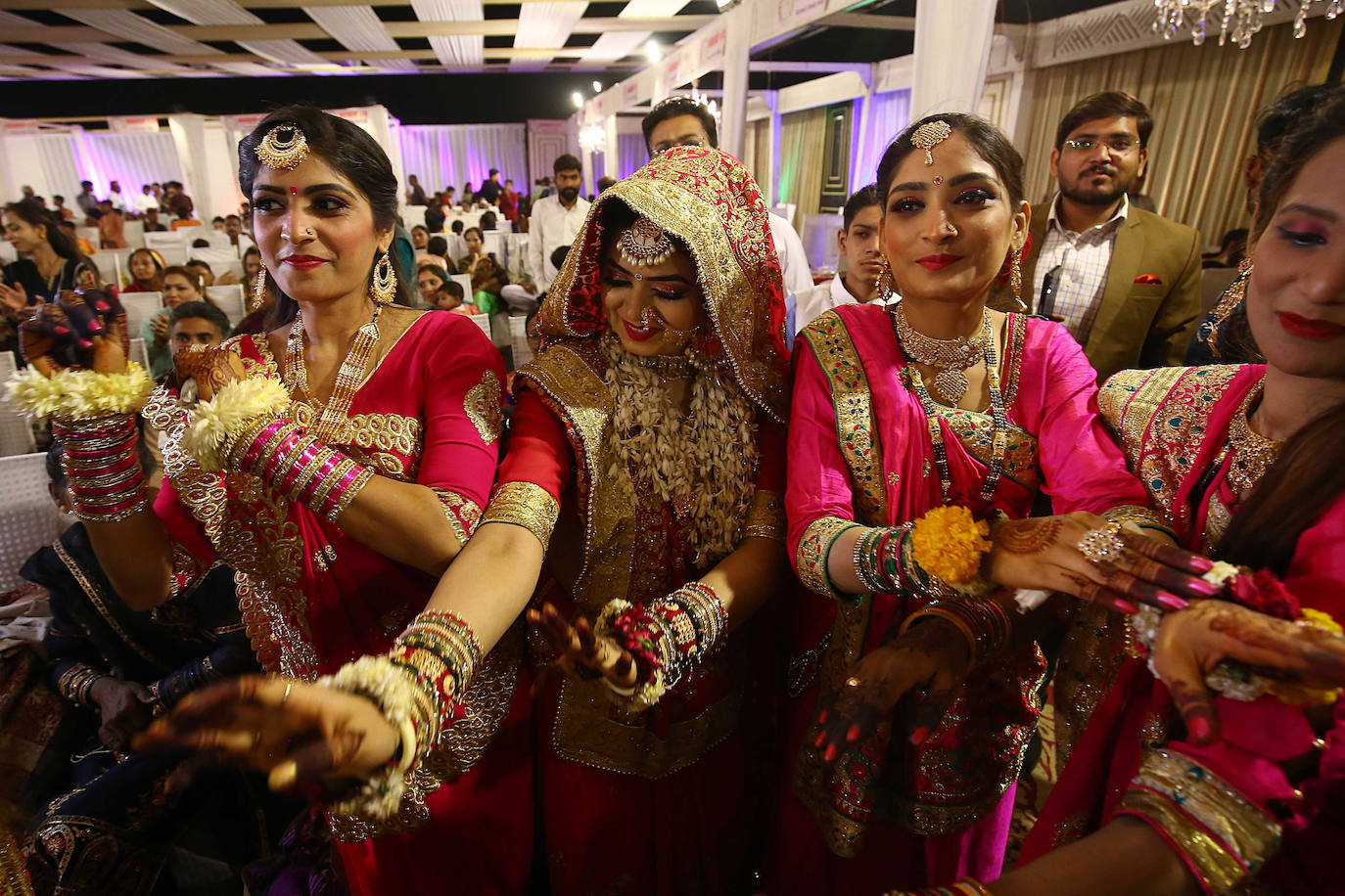 Fotos: Boda masiva en Karachi