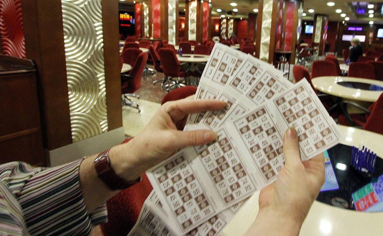 Cartones de bingo en una imagen de archivo. 