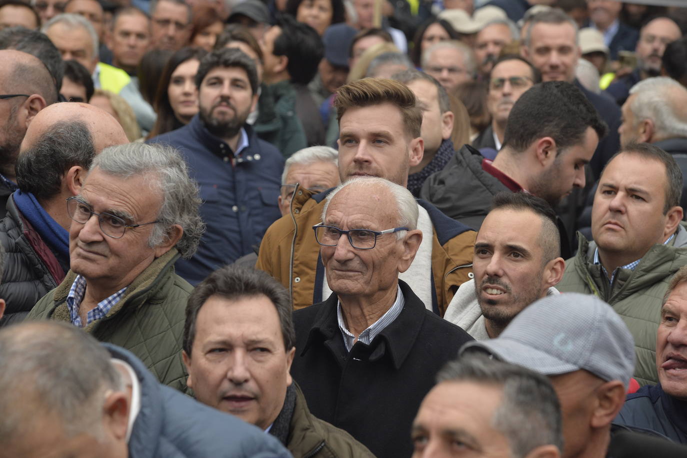 Fotos: La protesta contra el recorte del Trasvase Tajo-Segura, en imágenes