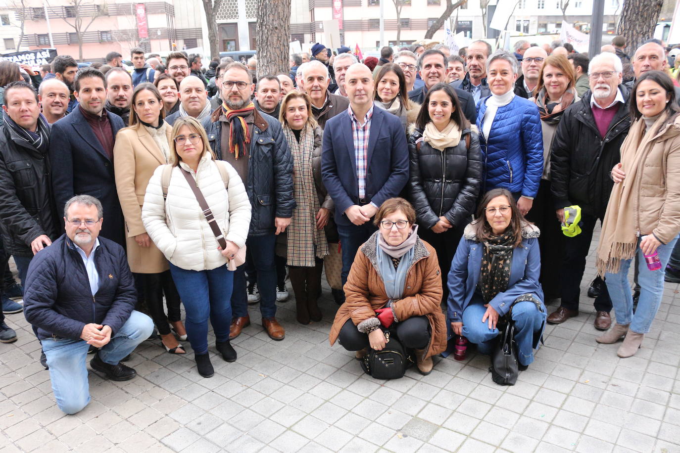 Fotos: La protesta contra el recorte del Trasvase Tajo-Segura, en imágenes