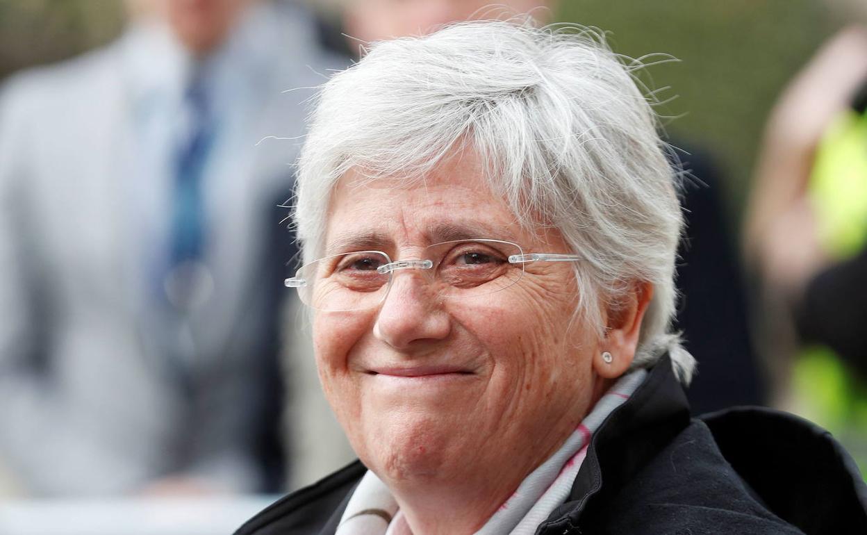 La exconsejera de Educación de la Generalitat Clara Ponsatí