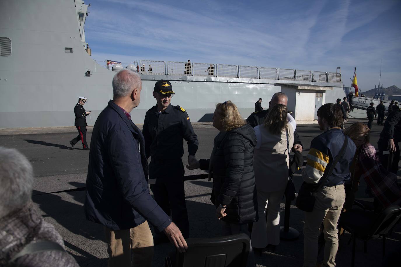 Fotos: La salida del buque Audaz en Cartagena, en imágenes
