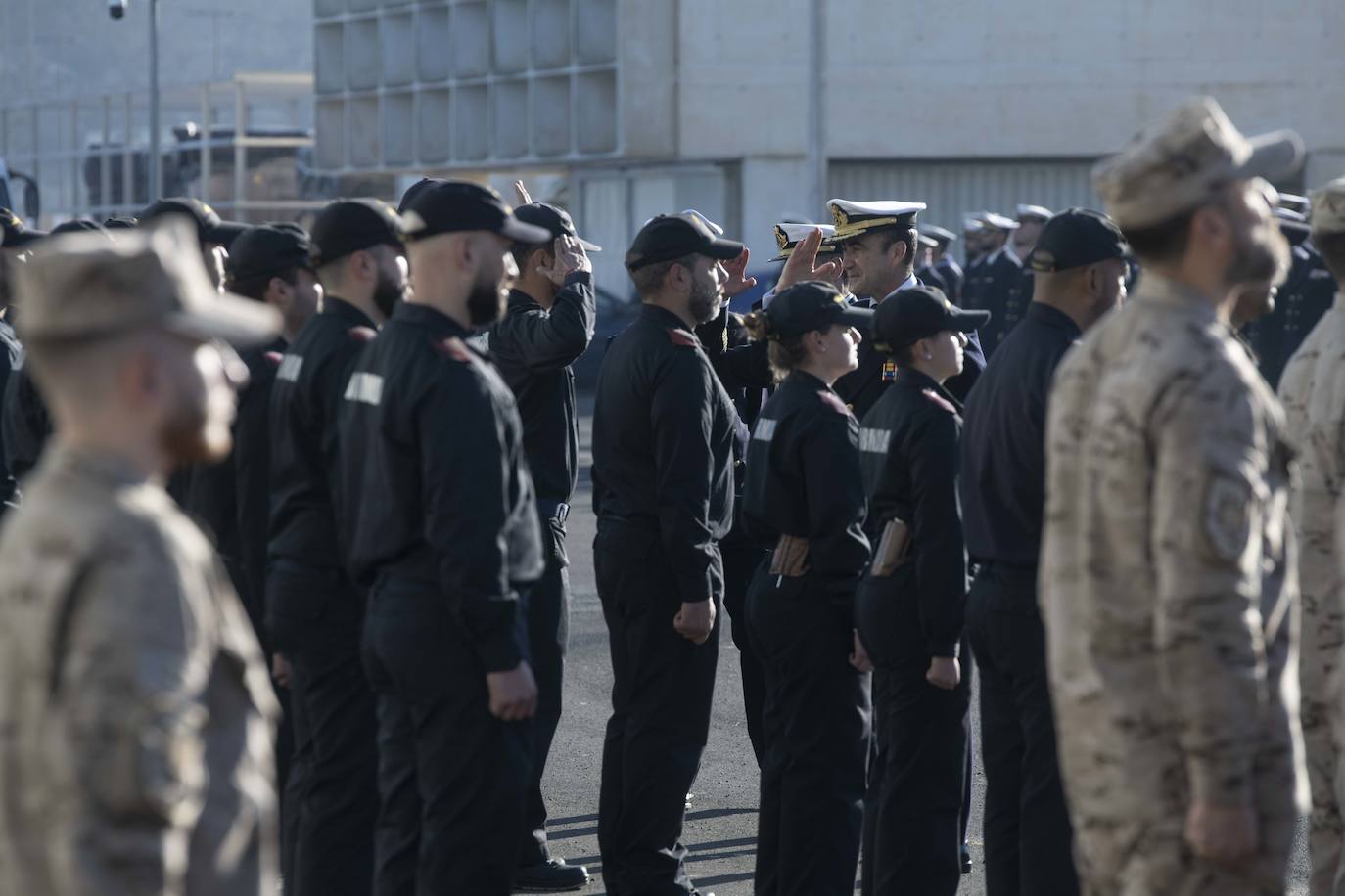 Fotos: La salida del buque Audaz en Cartagena, en imágenes