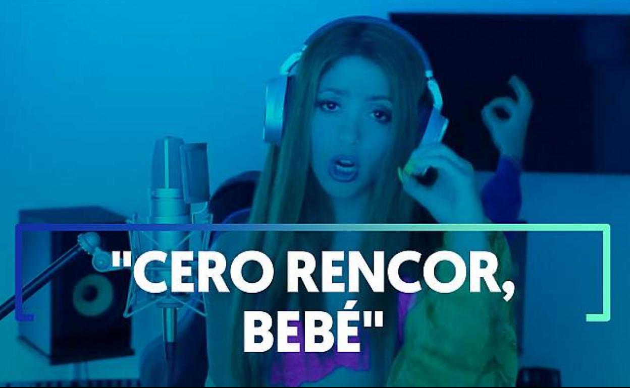 Shakira, en un momento de su nueva canción. 