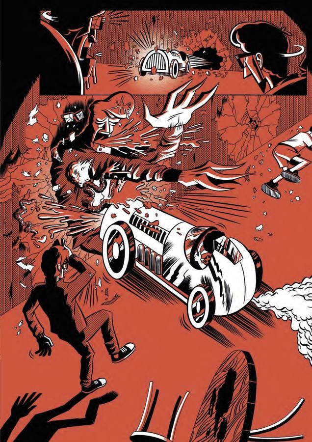 Fotos: Ilustraciones de Luis Armand en &#039;Lo que más miedo te dé&#039;, último tebeo del guionista Ángel Abellán