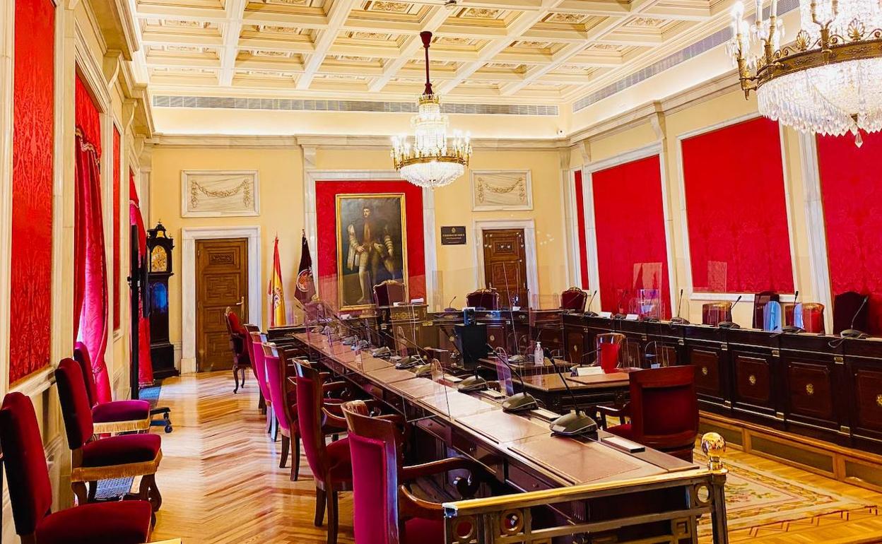 Sala del Consejo de Estado. 