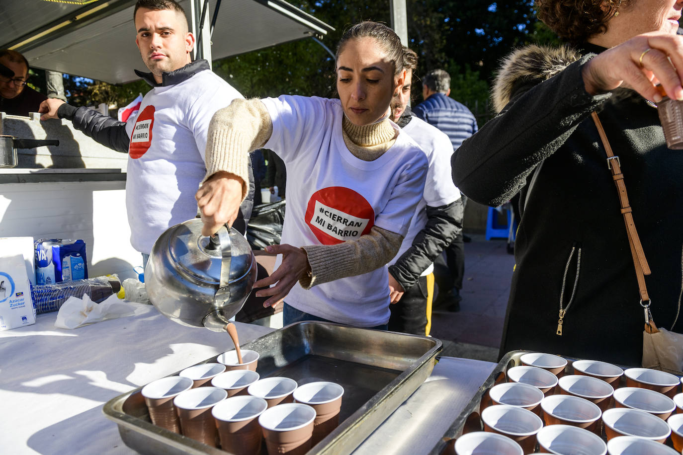 Fotos: La protesta de los vecinos contra el Plan de Movilidad en el centro de Murcia, en imágenes