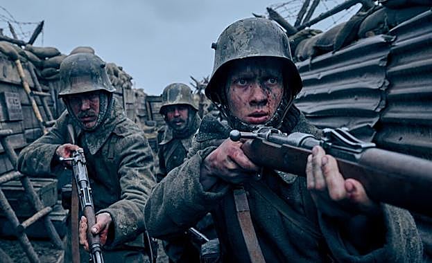 'Sin novedad en el frente' aspira a nueve Oscar.