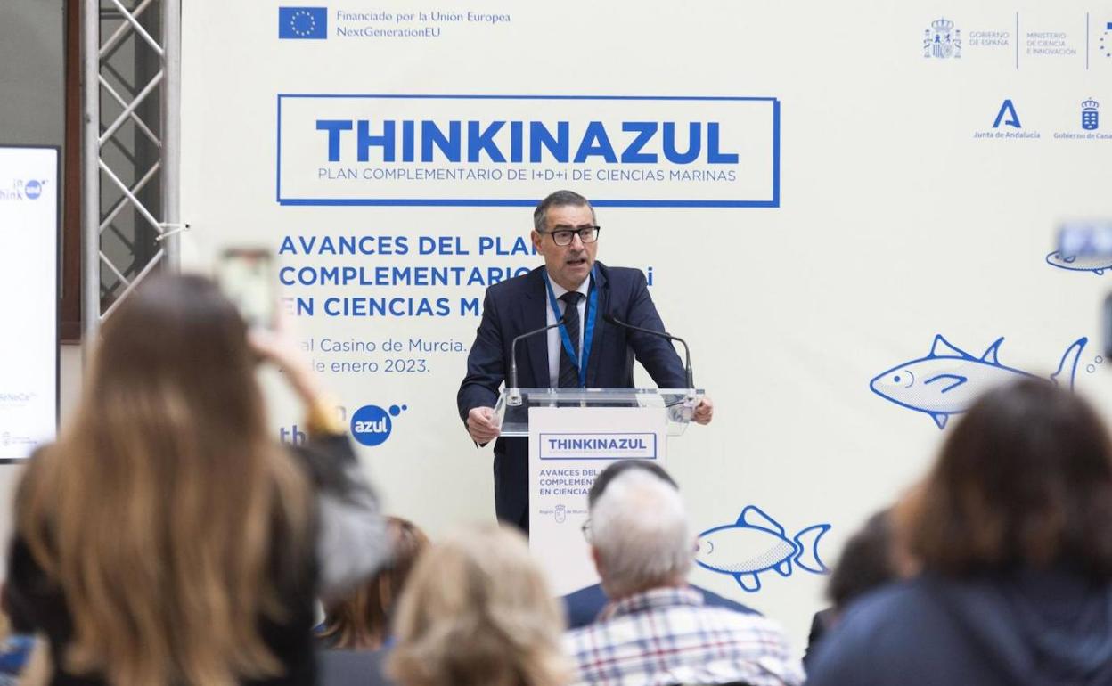 El consejero de Medio Ambiente, Mar Menor, Universidades e Investigación, Juan María Vázquez.