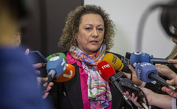 Yolanda Muñoz, el pasado lunes.