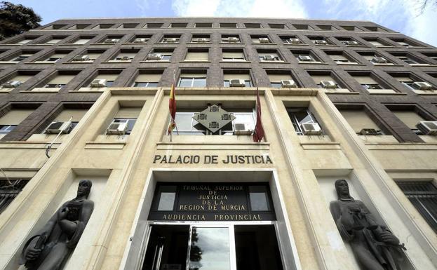 Palacio de Justicia de la Región de Murcia, en una fotografía de archivo.