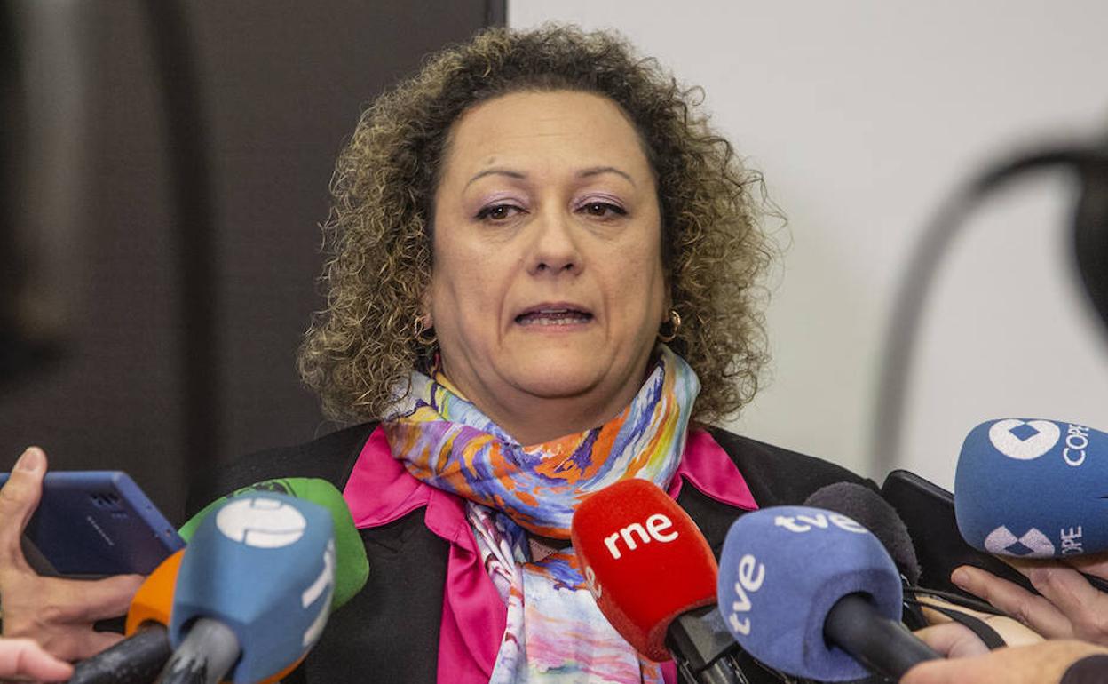 Yolanda Muñoz, el pasado lunes.