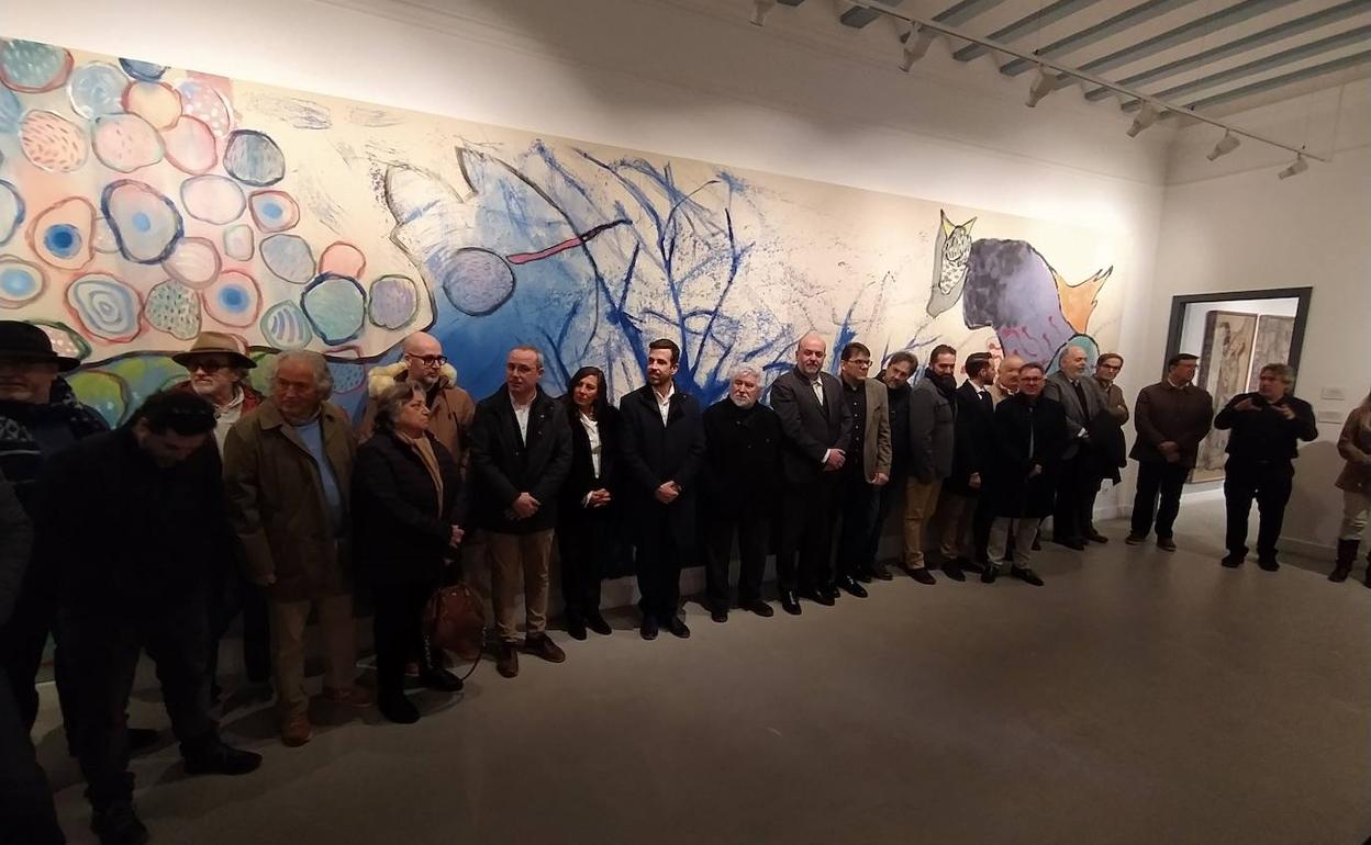 Acto de inauguración de la nueva colección permanente de Gabarrón en Mula.