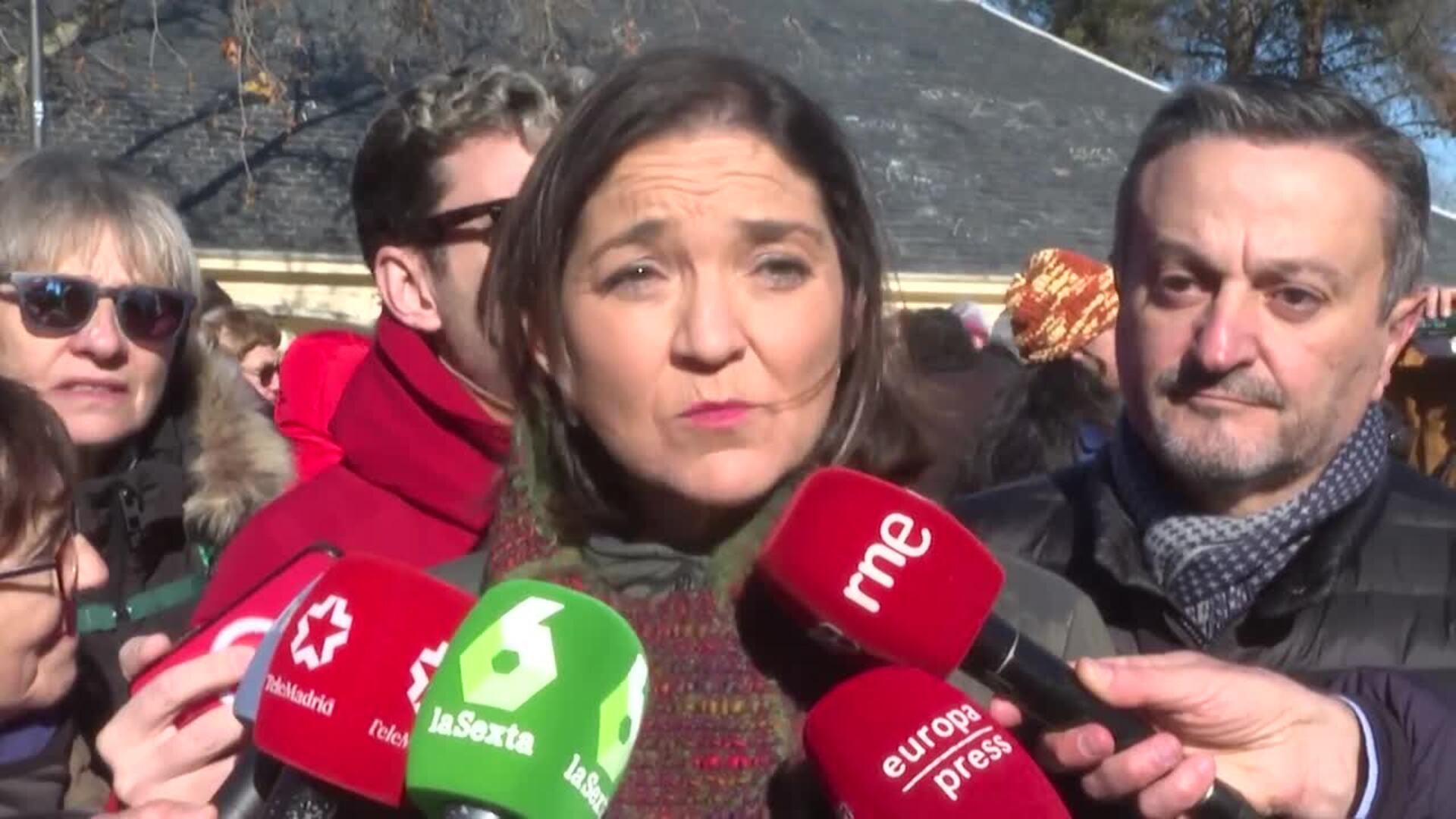 Reyes Maroto se compromete a soterrar la A5 para dignificar el barrio