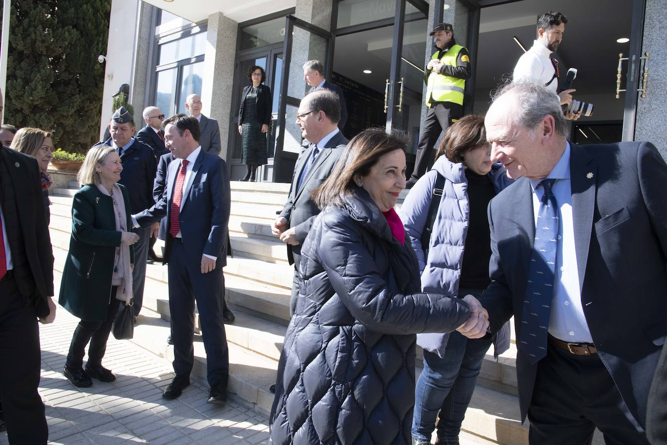 Fotos: La visita de la ministra Margarita Robles a Cartagena, en imágenes