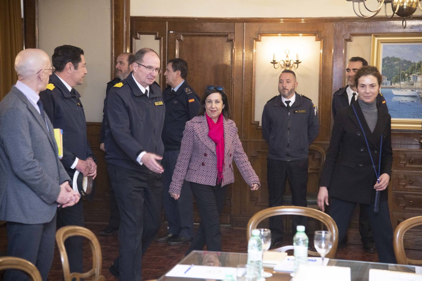 Fotos: La visita de la ministra Margarita Robles a Cartagena, en imágenes