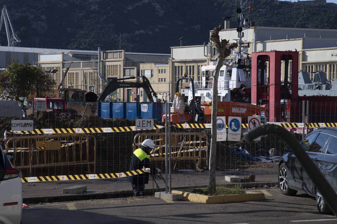 Fotos: La visita de la ministra Margarita Robles a Cartagena, en imágenes