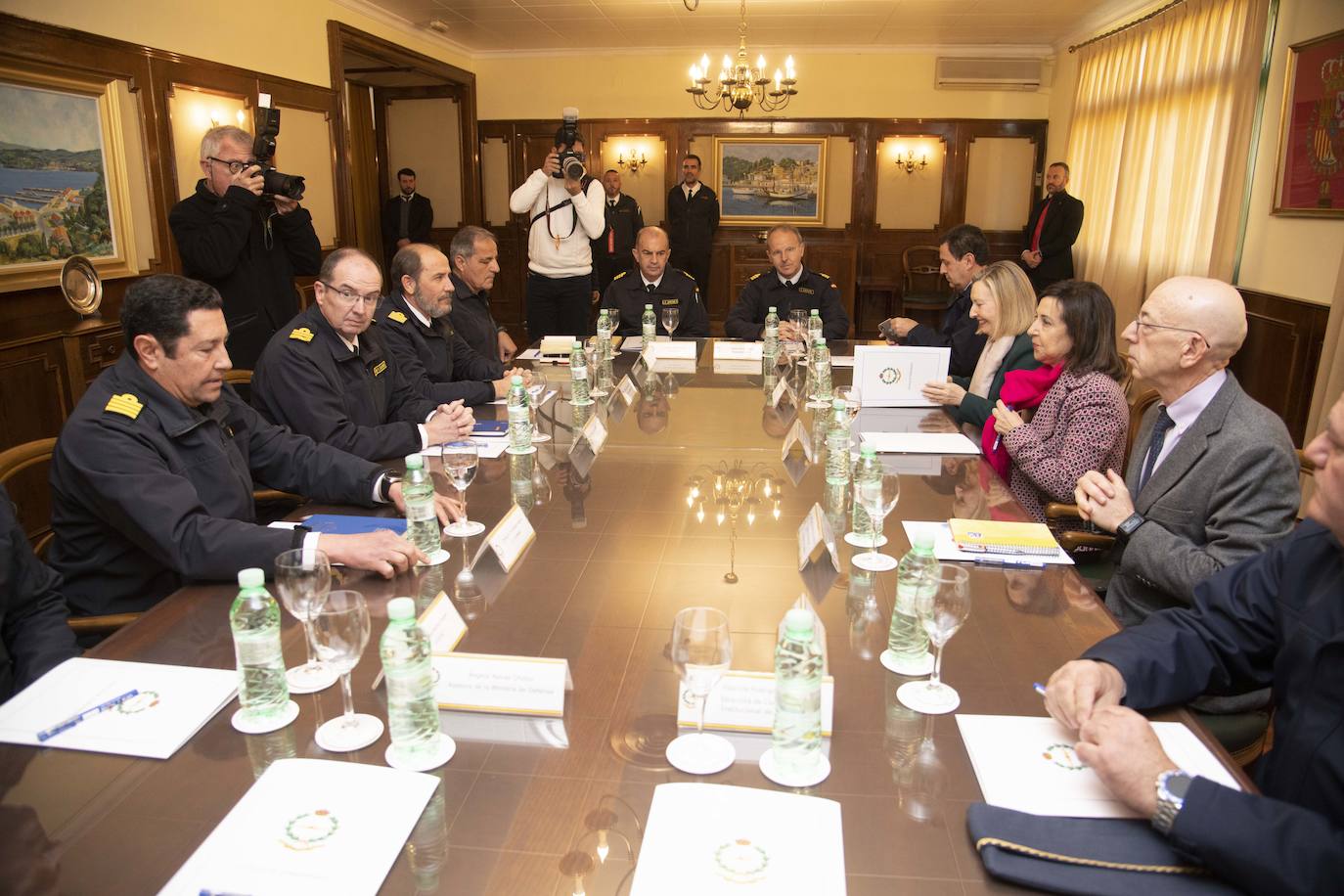 Fotos: La visita de la ministra Margarita Robles a Cartagena, en imágenes