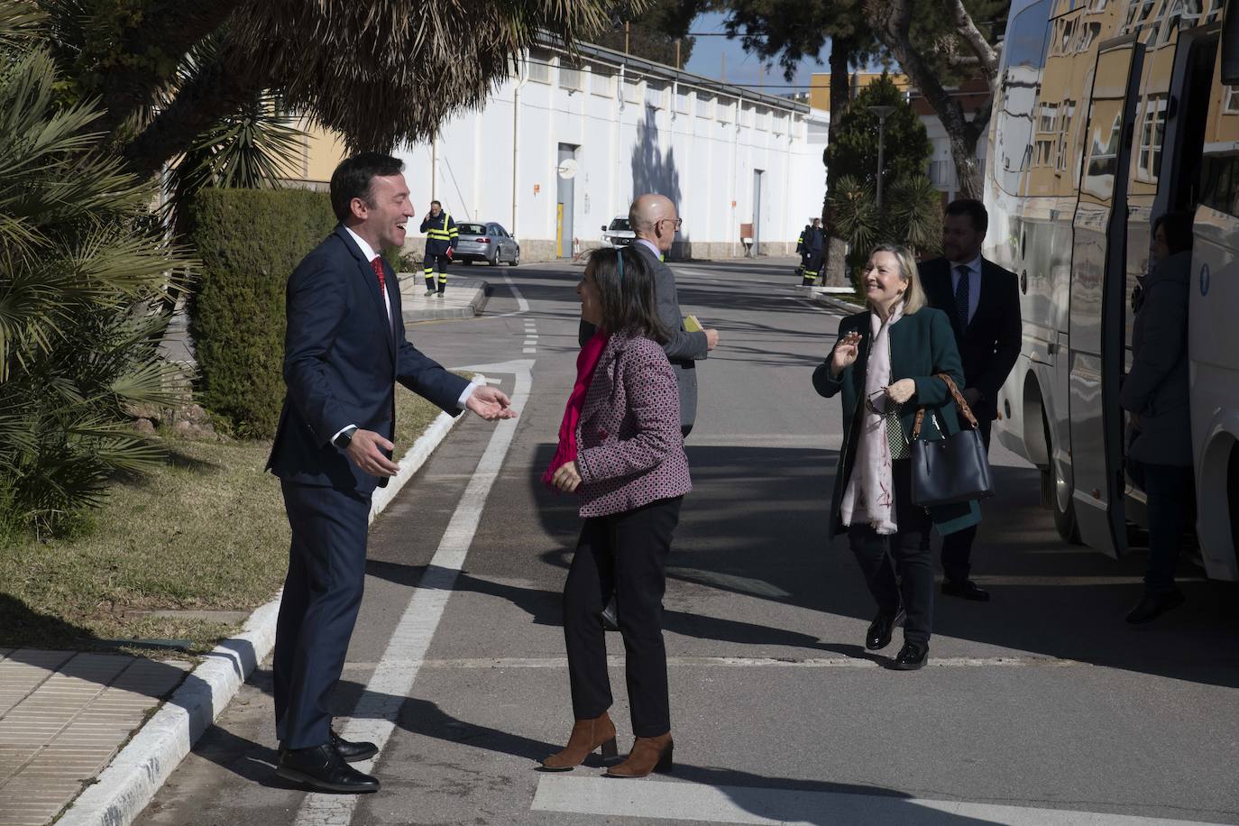 Fotos: La visita de la ministra Margarita Robles a Cartagena, en imágenes
