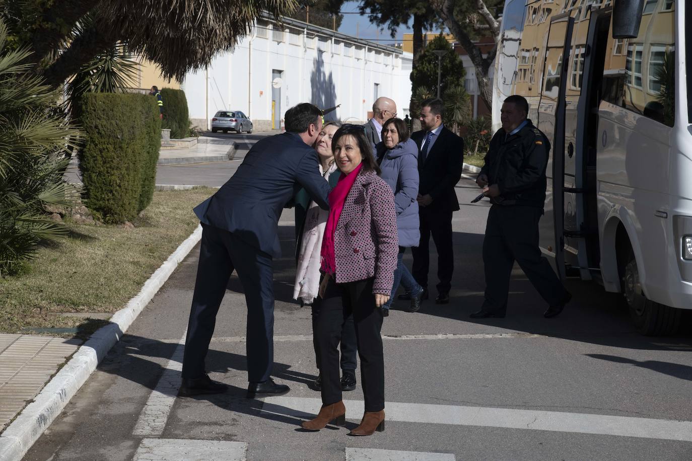 Fotos: La visita de la ministra Margarita Robles a Cartagena, en imágenes