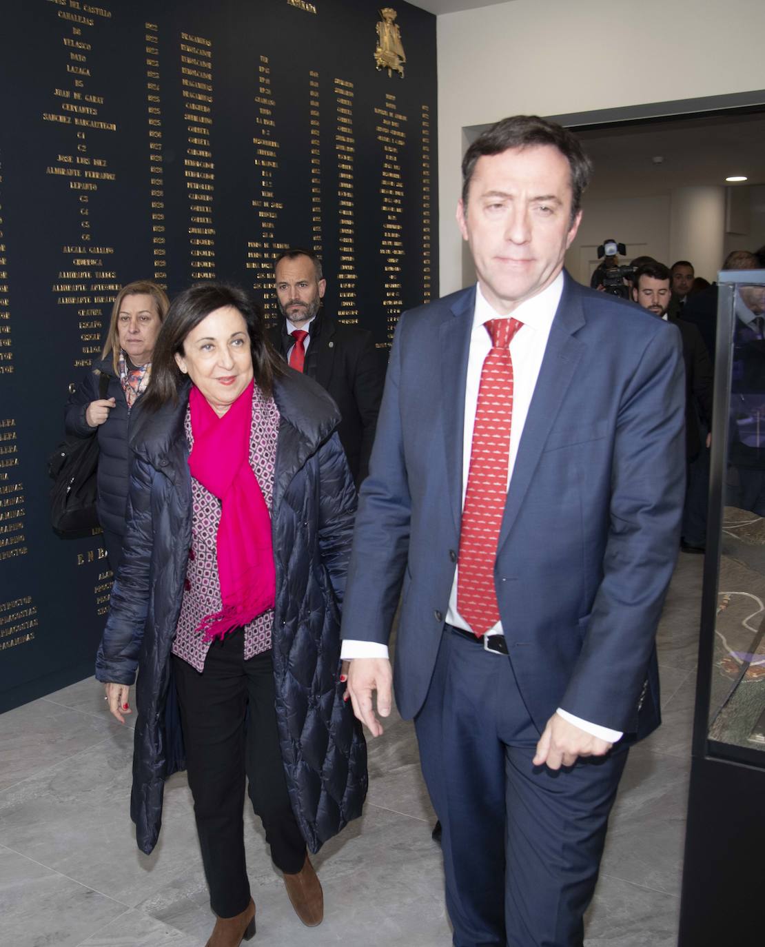 Fotos: La visita de la ministra Margarita Robles a Cartagena, en imágenes