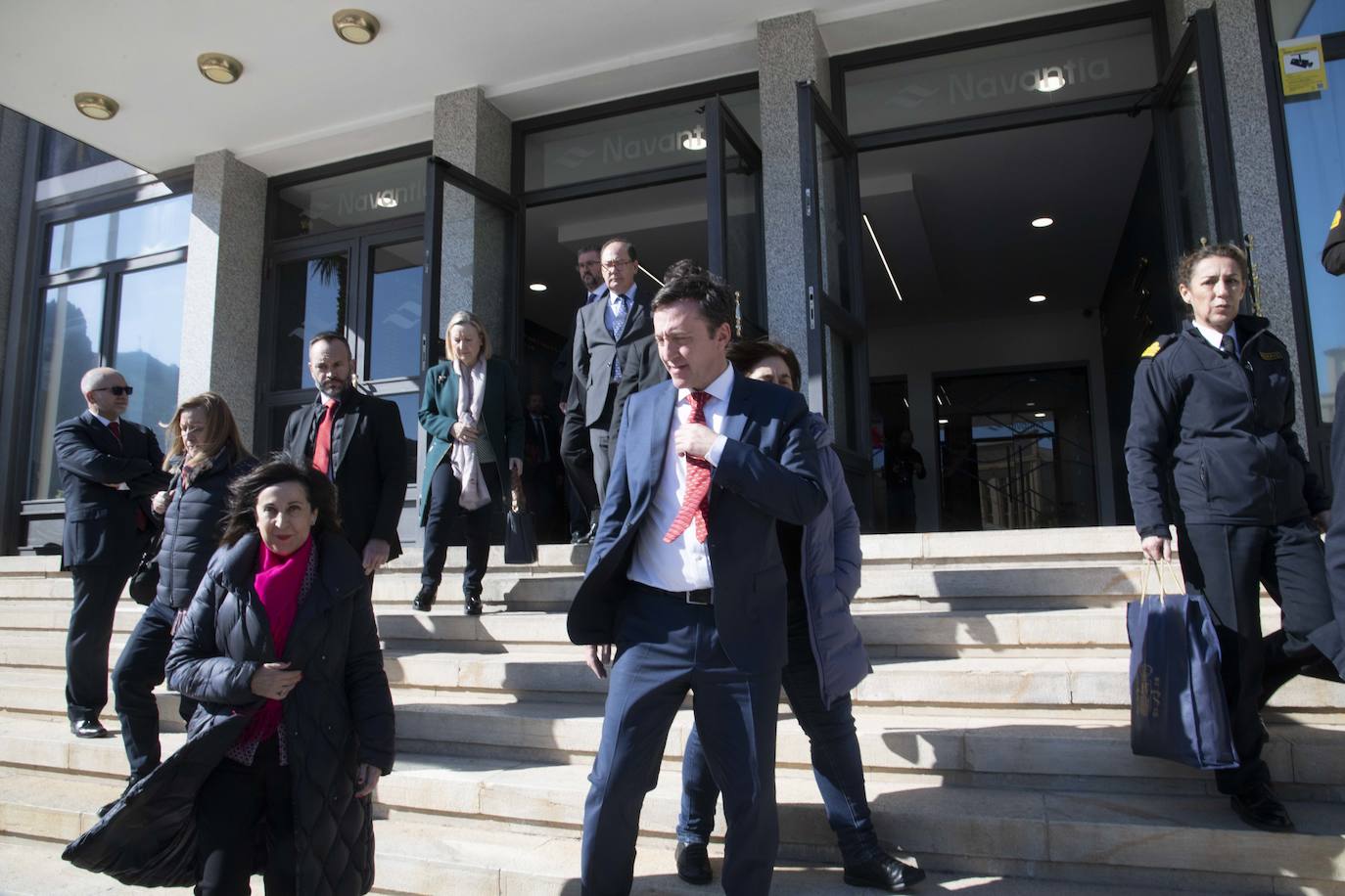 Fotos: La visita de la ministra Margarita Robles a Cartagena, en imágenes