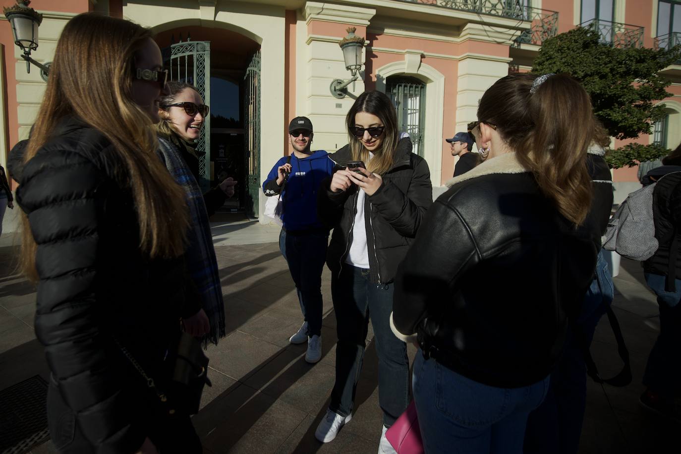 Fotos: Los &#039;erasmus&#039; visitan el Consistorio, en imágenes