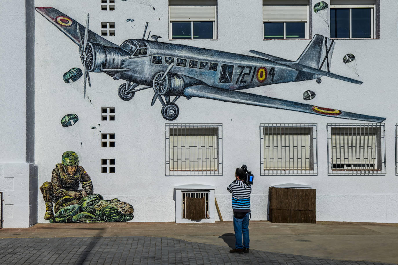 Fotos: La visita de la ministra Robles a la base aérea de Alcantarilla, en imágenes