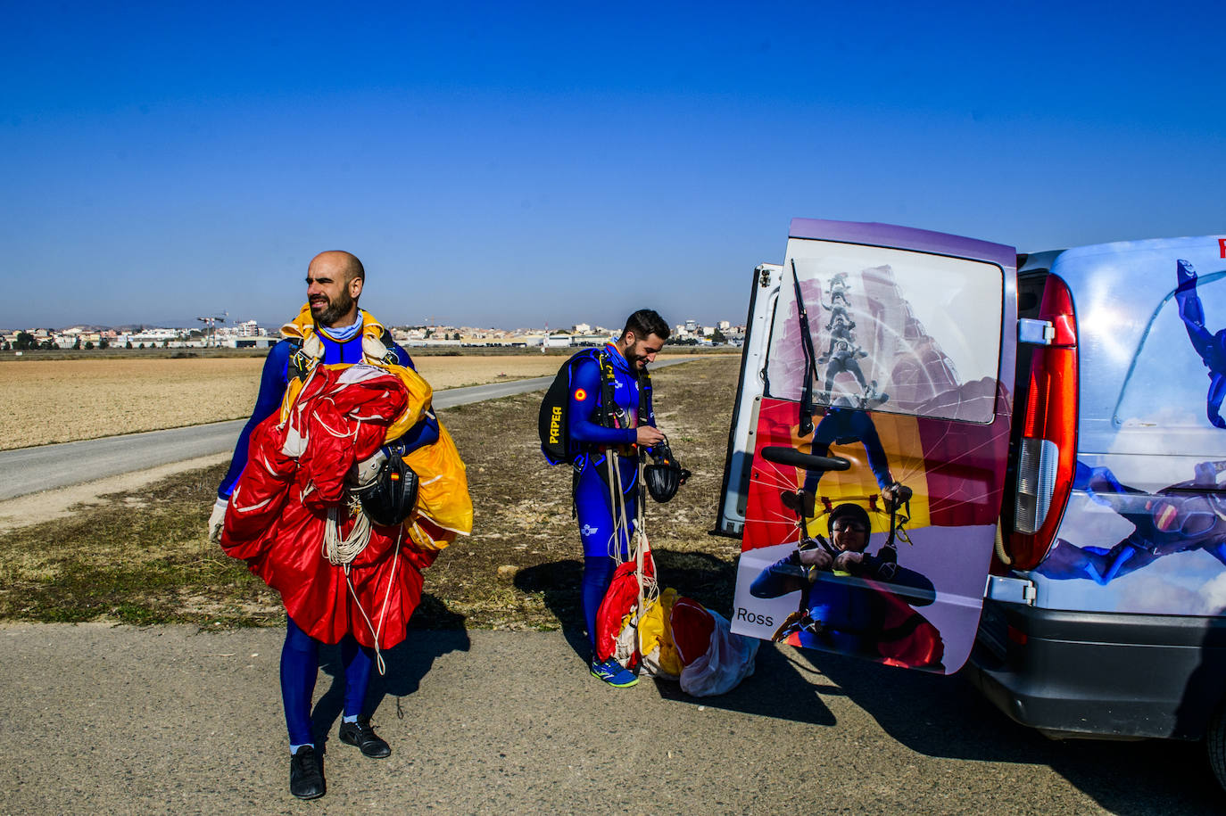 Fotos: La visita de la ministra Robles a la base aérea de Alcantarilla, en imágenes