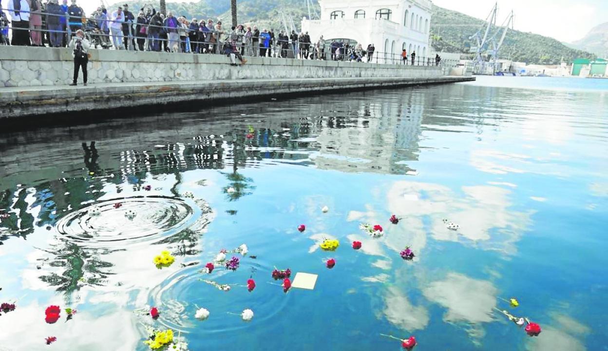 Homenaje a los migrantes en Cartagena.