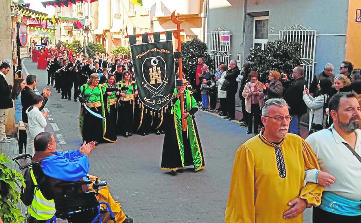 Representación medieval de la entrada de Jaime I a Murcia, celebrada en la pedanía de Torreagüera.