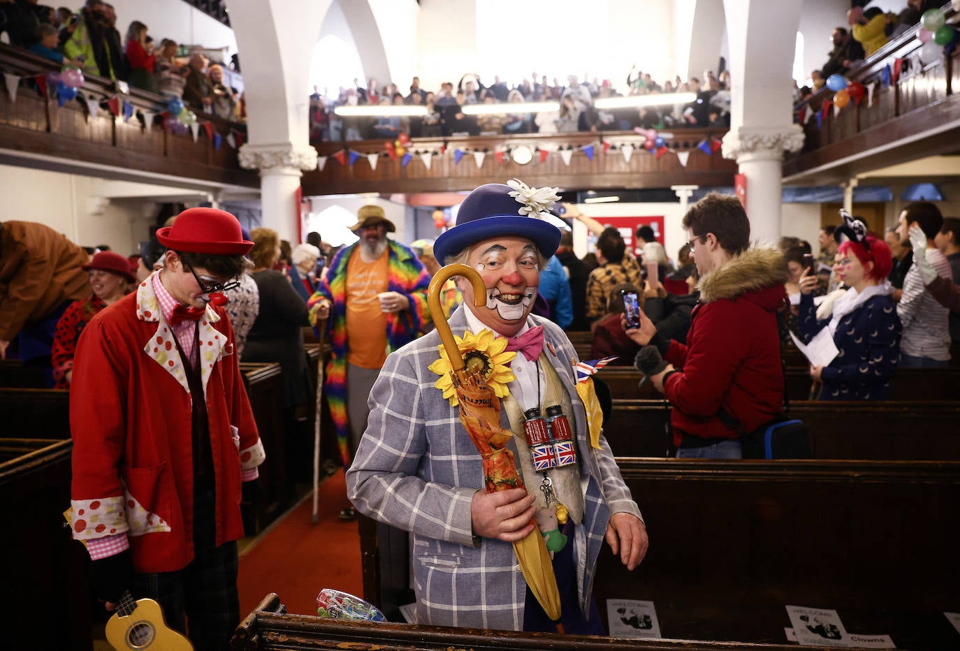 Fotos: Los payasos recuerdan a Joseph Grimaldi