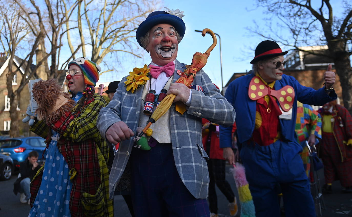 Fotos: Los payasos recuerdan a Joseph Grimaldi