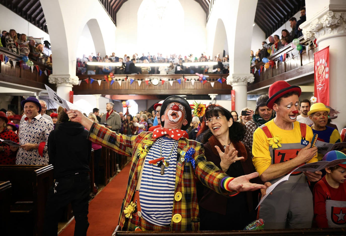 Fotos: Los payasos recuerdan a Joseph Grimaldi